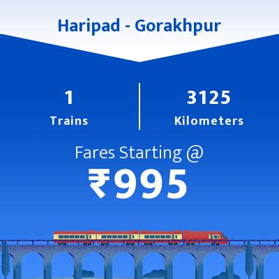 CHEOKI To Gorakhpur Trains Book From 5 Trains, Timetable, Fare