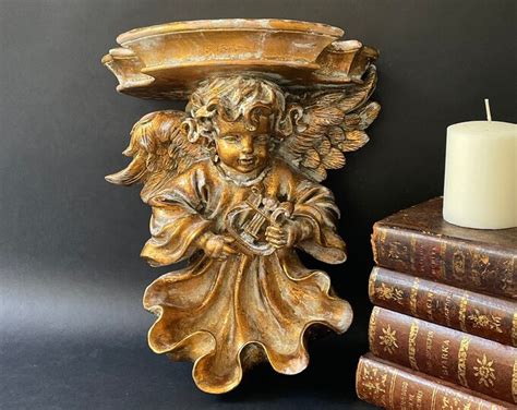 Cherub Wall Shelf Sconce - Etsy - muktibox.com