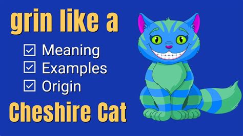 CHESHIRE CAT definition and synonyms Macmillan Dictionary