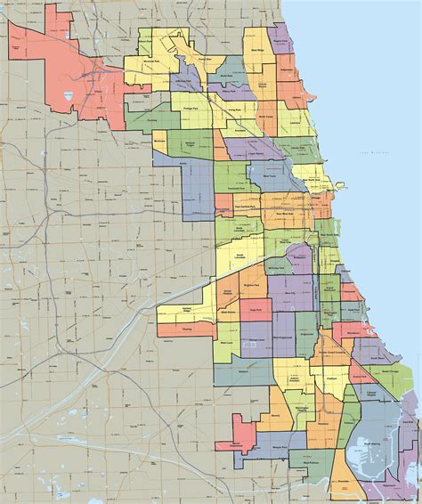 Chicago And Vicinity Map - wintechmobiles.com