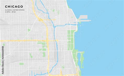 Chicago Map | MapsofWorld - wintechmobiles.com