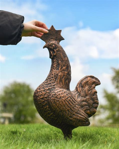 Chicken Garden Sculpture - Etsy UK - muktibox.com