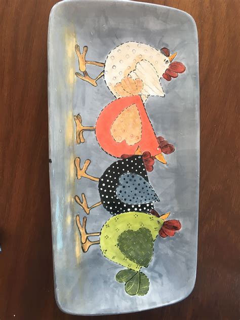 Chicken Pottery Painting Ideas - muktibox.com