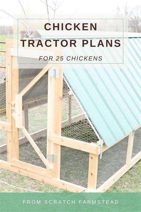 Chicken Tractor Plans for 25 Chickens - From Scratch … - raincitystudios.com