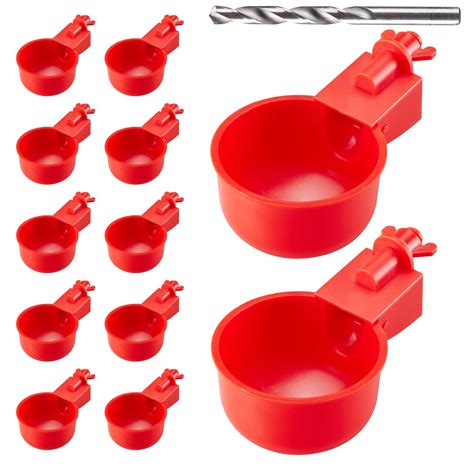 Chicken Water Cups, Automatic Waterer Kit for Poultry, 3/8 ... - Amazon - raincitystudios.com