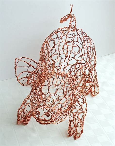 Chicken Wire Pig Sculpture - Oriental Trading - muktibox.com