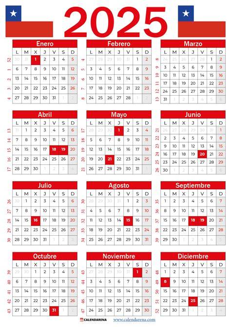 Chile Calendario 2025 - ESPN (CL) - raincitystudios.com