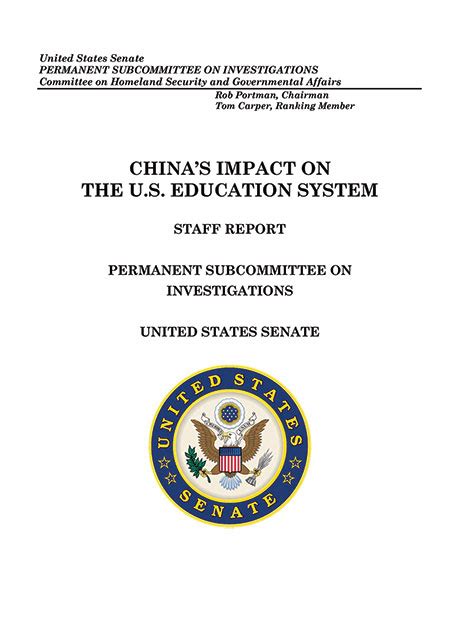 CHINA’S IMPACT ON THE U.S. EDUCATION SYSTEM …