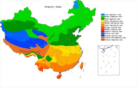 China Climate Map - muktibox.com