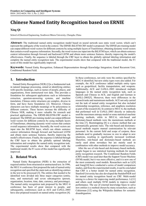 Chinese named entity recognition with a residual ... - ResearchGate - coolestguyplanet.net