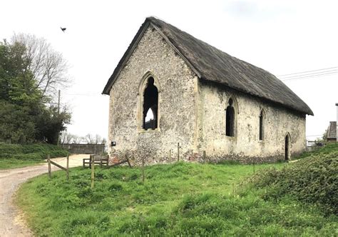 CHISBURY CHAPEL . WILTS . ST MARTIN – Consecration Cross, …