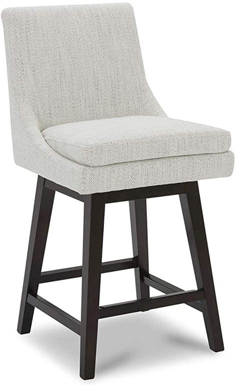 CHITA Counter Height Swivel Barstool, Upholstered Fabric Bar Stool…