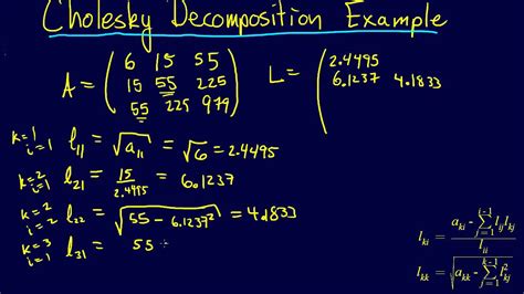 Cholesky Decomposition Calculator - wintechmobiles.com