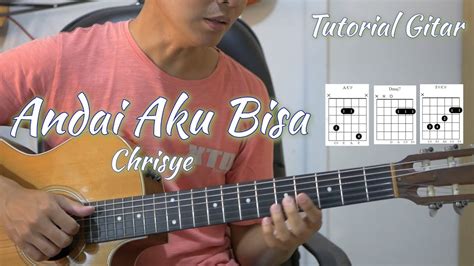 CHORD ANDAI AKU BISA - CHRISYE #shorts cover - YouTube