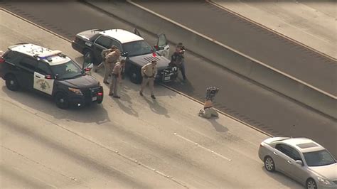 CHP in pursuit of car on I-805