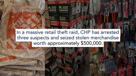 CHP raid turns up $500,000 in stolen tools, home goods