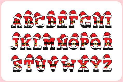 Christmas Alphabet Letters Vector Art, Icons, and Graphics ... - Vecteezy - muktibox.com
