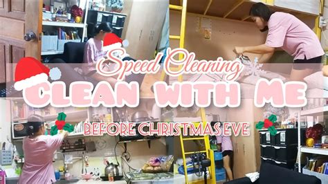 CHRISTMAS EVE CLEAN WITH ME 2024 SPEED …