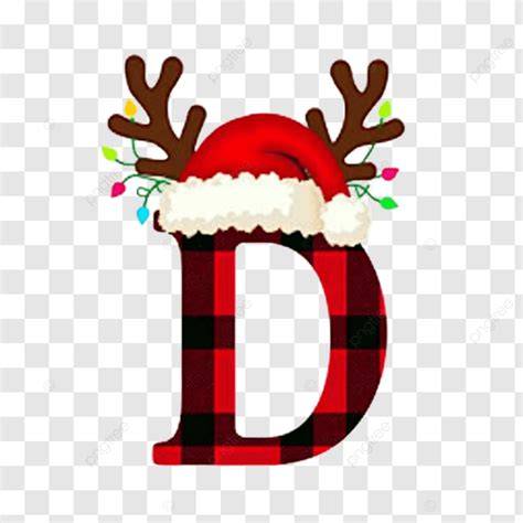 Christmas Letter D PNG, Vector And Transparent Clipart Images - muktibox.com