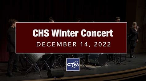 CHS Winter Concert 2024 - Facebook