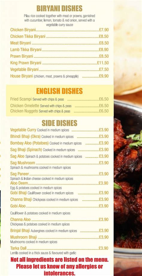 CHUTNEY SPICE, Brimington - Menu, Prices & Restaurant Reviews - Trip…