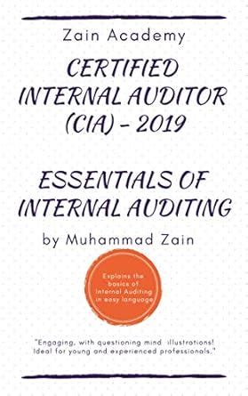 Download Cia Part 1  Essentials Of Internal Auditing  2019 By Muhammad Zain