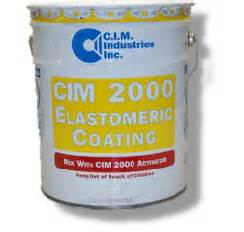 CIM 2000 - 100% Solids Elastomeric Coating