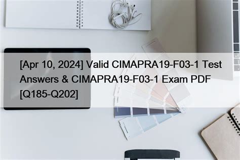 CIMAPRA19-F03-1 Testfagen