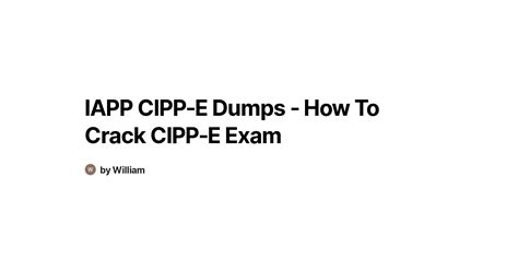 CIPP-E Dumps