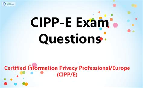 CIPP-E Examsfragen