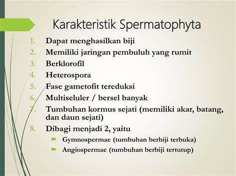 Ciri-ciri Spermatophyta - muktibox.com