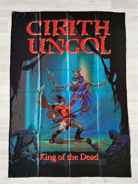 CIRITH UNGOL - King of the dead FLAG cloth poster banner …