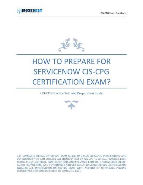 CIS-CPG PDF Testsoftware