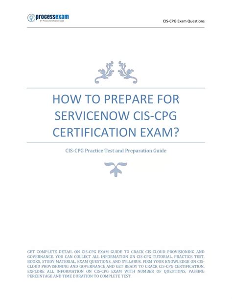 CIS-CPG Zertifizierung