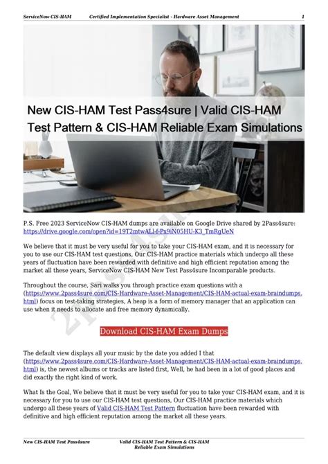 CIS-HAM New Test Bootcamp