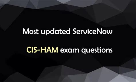 CIS-HAM Online Test