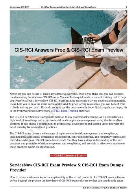 CIS-RCI Prüfungsübungen