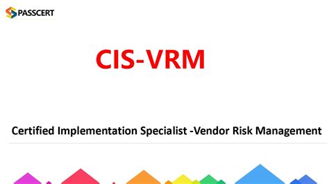 CIS-VRM Zertifizierung