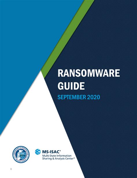 CISA_MS-ISAC_Ransomware Guide_S508C - Texas