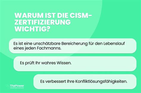 CISM-German Zertifizierung