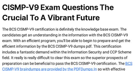 CISMP-V9 Ausbildungsressourcen