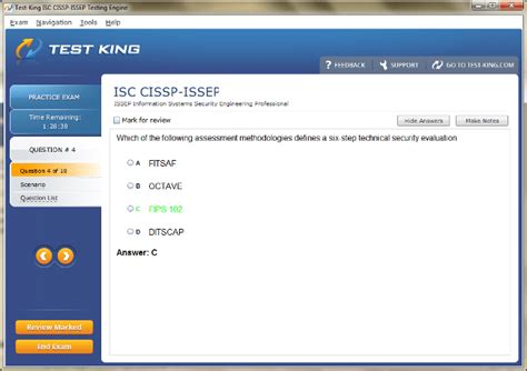 CISSP-ISSEP Demotesten