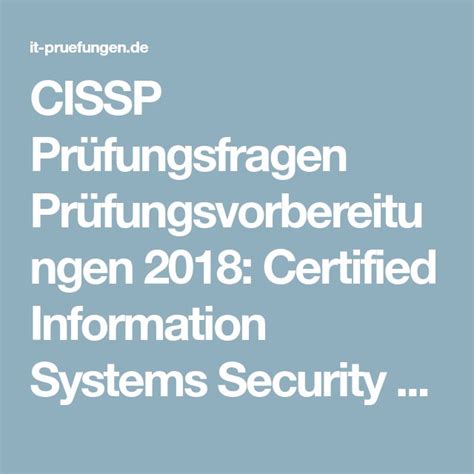 CISSP-ISSMP-German Deutsche Prüfungsfragen.pdf