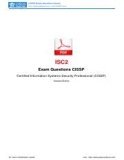 CISSP-KR PDF Demo