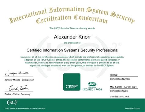 CISSP-KR Zertifikatsdemo
