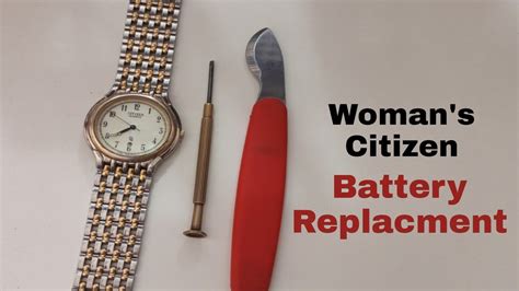 CITIZEN Watch Battery Replacement DIY - YouTube