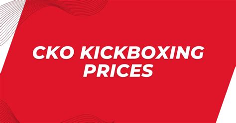 CKO Kickboxing Prices & Membership 2024 Roxys Prices