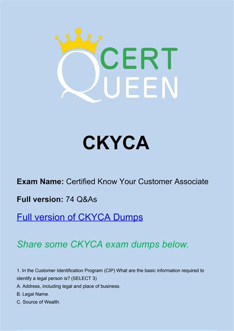 CKYCA Zertifikatsfragen