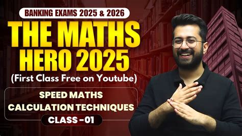 Class 01: Speed Maths / Vedic Maths | Calculation Techniques | THE ... - wintechmobiles.com