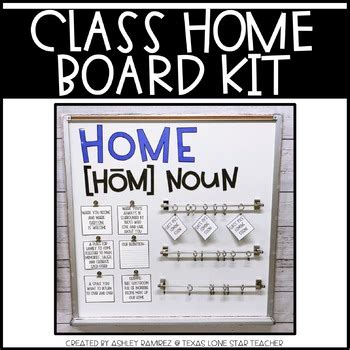 CLASS HOME BOARD KIT by Texas Lone Star Teacher TpT